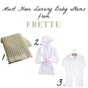 Frette luxury toddler robe